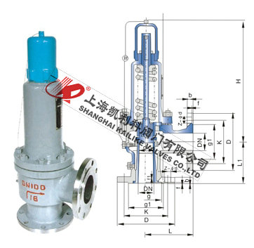 A41H,A41Y弹簧微启封闭式安全阀